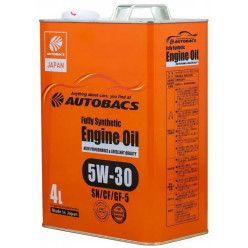 Масло моторное AUTOBACS ENGINE OIL FS 5W30 SN/CF/GF-5 (4л)