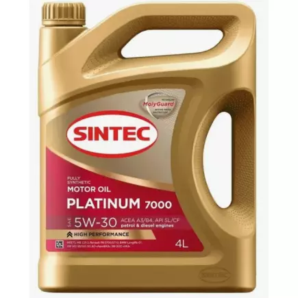 Масло моторное SINTEC PLATINUM 7000 SAE 5W-30 API SL ACEA A3/B4 4л. Масло моторное SINTEC PLATINUM 7000 SAE 5W-30 API SL ACEA A3/B4 4л.