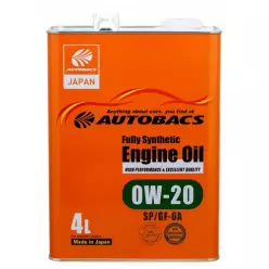 Масло моторное AUTOBACS ENGINE OIL FS 0W20 SP/GF-6A (4л)