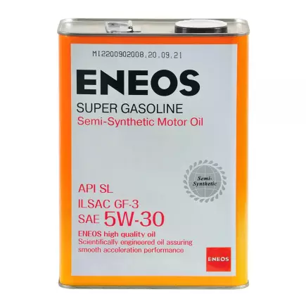 Масло моторное ENEOS Gasoline 5W30 SL (4л.) Масло моторное ENEOS Gasoline 5W30 SL (4л.)