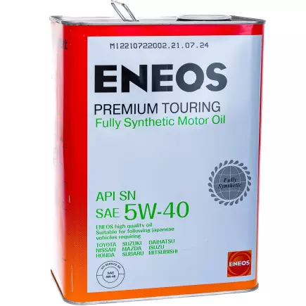 Масло моторное ENEOS PREMIUM TOURING 5W40 SN (Корея) (4L) Масло моторное ENEOS PREMIUM TOURING 5W40 SN (Корея) (4L)